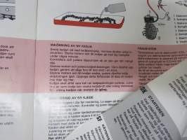 Jonsered 455 / 535 moottorisaha -Käyttöohjekirja, Instruktion och skötselanvisning / Instruksksjon og vedlikehold / Instruktionsbog og brugsanvisning -chain saw