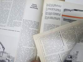 Maa ja Metalli 1971 nr 4 -Valmet Oy asiakaslehti, Vakolan konekoetukset, Metsätalouden koneellistaminen, Uusia Valmet-haulikoita, Pika 50, Valmet Kouvola piirimyyjä