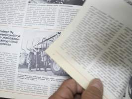 Maa ja Metalli 1971 nr 4 -Valmet Oy asiakaslehti, Vakolan konekoetukset, Metsätalouden koneellistaminen, Uusia Valmet-haulikoita, Pika 50, Valmet Kouvola piirimyyjä