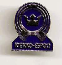 Kiekko Espoo pinssirintamerkki