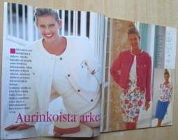 Suuri Käsityö Lehti N:o 7 1993 kaava-arkki mukana