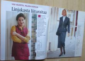 Suuri Käsityö Lehti N:o 8 1993 kaava-arkki mukana