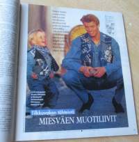Suuri Käsityö Lehti N:o 8 1993 kaava-arkki mukana