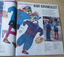 Suuri Käsityö Lehti N:o 8 1993 kaava-arkki mukana
