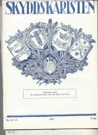 Skyddskåristen 1936 nr 21, 22 ja 23-24 yht 3 lehteä / tidskrift för skyddskårister, lottor och skyttar