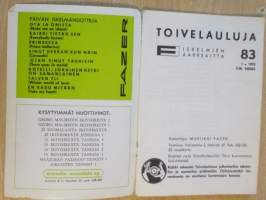 Toivelauluja 83 N:o 1 1970