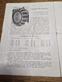 Terästakomo hinnasto 1964