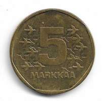 5 markkaa  1973