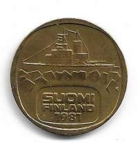 5 markkaa  1981