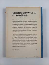 Talvisodan komppanian- ja patterinpäälliköt