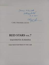 Red stars, Vol. 7 : Talvisota ilmassa = The Winter War in the air (signeerattu, tekijän omiste)