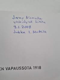 Suomen vapaussota 1918 (signeerattu, tekijän omiste)