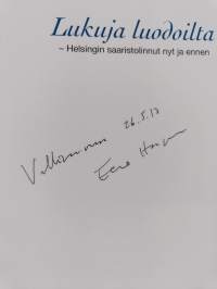 Lukuja luodoilta : Helsingin saaristolinnut nyt ja ennen (signeerattu, tekijän omiste)