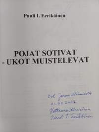 Pojat sotivat - ukot muistelevat (signeerattu, tekijän omiste)