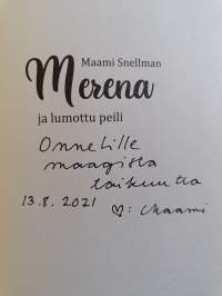 Merena ja lumottu peili (signeerattu, tekijän omiste)