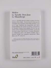 Le tartuffe ; Dom Juan ; Le misanthrope