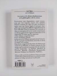 Supplément au voyage de Bougainville et autres œuvres philosophiques
