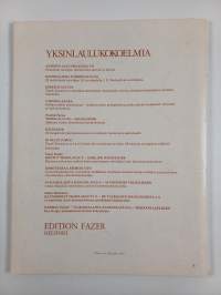 Kokoelma yksinlauluja 1 = En samling solosånger 1