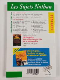 Philosophie L-ES-S Bac 95 Corrigés