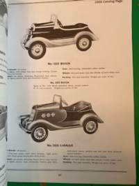 Evolution of the PEDAL CAR vol 3. - vanhojen polkuautojen katalogi