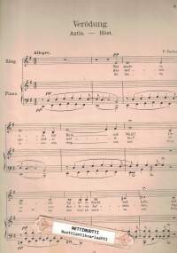 Verödung = Autio = Höst, Gesang für eine Stimme mit Piano