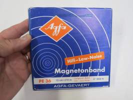 Agfa Hifi - Low noise Magnetonband PE 36 13 cm / 270 m Langspiel-Band 5``/ 900 ft. ääninauha, avaamaton pakkaus