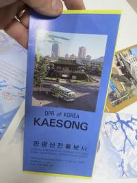 DPR of Korea Kaesong - Pohjois-Korea - matkailuesitteitä - Suomi-Korea-Seuran julkaisuja ym. erä