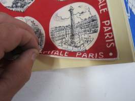 How to see Paris - ses monuments, son metro -erikoiset kankaalle painetut "huivit" - nähtävyydet ja metroverkosto