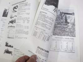 E Osuusliike / Osuusliike Perhelä - Maatalouskoneet 1968 -tuoteluettelo (mm. Valmet 500 - 565 Synkro, Hankmo, Wühlmaus, Tiveäkeet, Partner moottorisaha ym.)