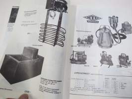E Osuusliike / Osuusliike Perhelä - Maatalouskoneet 1968 -tuoteluettelo (mm. Valmet 500 - 565 Synkro, Hankmo, Wühlmaus, Tiveäkeet, Partner moottorisaha ym.)