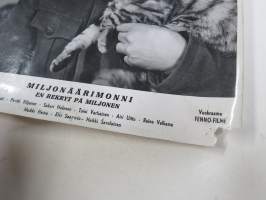 Miljonäärimonni (Lasse Pöysti) -elokuvan mainosvalokuva