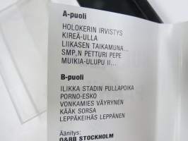 Weltsu Lehtikangas - Nuijalla päähän - Mono 1989 -C-kasetti mm. Porno-Esko, Vonkamies Väyrynen Kääk Sorsa Kireä-Ulla, Liikasen taikamuna, Smp:n petturi-Pete ym.