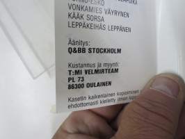 Weltsu Lehtikangas - Nuijalla päähän - Mono 1989 -C-kasetti mm. Porno-Esko, Vonkamies Väyrynen Kääk Sorsa Kireä-Ulla, Liikasen taikamuna, Smp:n petturi-Pete ym.
