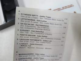 Tiss is humor Play MC 2099 JP-Musiikki 1986 -C-kasetti Aake Kalliala, Kusela, Jaakko Teppo, Esko Larkas, Veikko Lavi, Heikki Kinnunen, Martti Innanen, P. Hohenthal