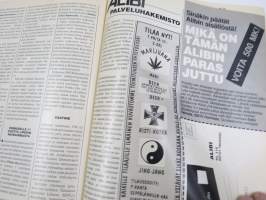 Alibi 1996 nr 5, sis. mm. seur. artikkelit / kuvat; Tamperelaisen suurliikemiehen outo murha - Erkki Avonius, MC Finlandin tie Helvetin Enkeleiksi, Valepoliisi Pasi