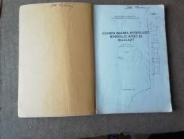 Suomen malmit, hyödylliset mineraalit, kivet ja maalajit