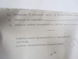 Uutisia Neuvostoliitosta 10.4.1957 Nyheter från Sovieunionen -Neuvostoliiton tiedotustoimiston sanomalehtikatsaus