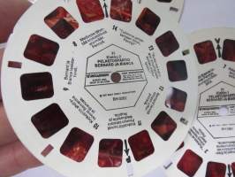 Pelastuspartio Bernard ja Bianca 1-3 - View-Master -katselulaitteen kuvakiekkosarja