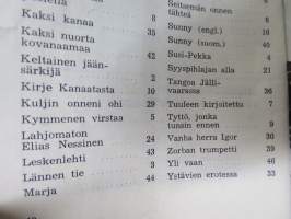 Toivelauluja 70, sis. mm. kuvat; Kristina Hautala, Sonny ja Cher, Johnny, Dusty Springfield, Matti Heinivaho, Hollies, kappalenimet / sisältöä kuvattuna