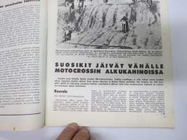 Moottoriurheilu 1967 nr 10, Kansikuva Kawasaki, Motocrossia mm. Kim Fredriksson - Pentti Kalteva - Eero Hilpinen, Jyrki Storm 6. maailmantilastoissa, Väinölänniemi,