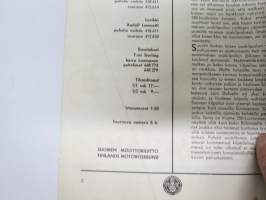 Moottoriurheilu 1967 nr 10, Kansikuva Kawasaki, Motocrossia mm. Kim Fredriksson - Pentti Kalteva - Eero Hilpinen, Jyrki Storm 6. maailmantilastoissa, Väinölänniemi,