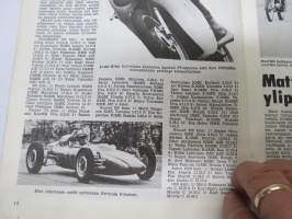 Moottoriurheilu 1967 nr 10, Kansikuva Kawasaki, Motocrossia mm. Kim Fredriksson - Pentti Kalteva - Eero Hilpinen, Jyrki Storm 6. maailmantilastoissa, Väinölänniemi,