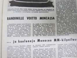 Moottoriurheilu 1967 nr 10, Kansikuva Kawasaki, Motocrossia mm. Kim Fredriksson - Pentti Kalteva - Eero Hilpinen, Jyrki Storm 6. maailmantilastoissa, Väinölänniemi,