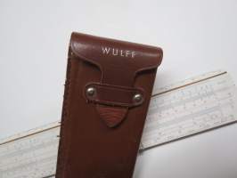 Wulff (Faber-Castell Darmstadt 351 -laskutikku / slide rule