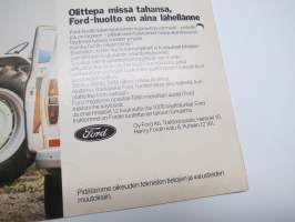 Ford 2000, 3000, 4000, 5000, 7000, 8600 traktori voittamattomat työssä -myyntiesite