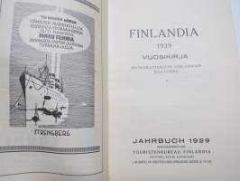 Finlandia vuosikirja 1929, Matkailutoimisto Finlandian julkaisema vuosikirja (The Tourist Boureau Finlandia), esittelyjä &amp; artikkeleita; Satakunta mm. Ulvila - Pori