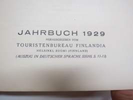 Finlandia vuosikirja 1929, Matkailutoimisto Finlandian julkaisema vuosikirja (The Tourist Boureau Finlandia), esittelyjä &amp; artikkeleita; Satakunta mm. Ulvila - Pori