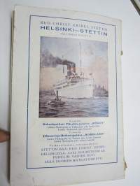Finlandia vuosikirja 1929, Matkailutoimisto Finlandian julkaisema vuosikirja (The Tourist Boureau Finlandia), esittelyjä &amp; artikkeleita; Satakunta mm. Ulvila - Pori