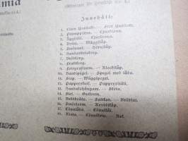 Puunveistelmiä - Träsniderier / Käsiteollisuuspiirustuksia nr 4