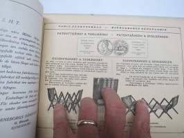 Porin Sänkytehdas G. Ekwall - Björneborgs Sängfabrik tuoteluettelo / kuvasto v. 1914